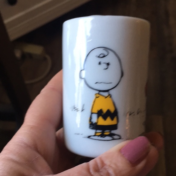 Vintage 1970s Votive Charles Schultz ceramic Made in USA - Picture 2 of 5